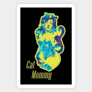 Glam Aesthetic Cat Girl Kawaii Magnet